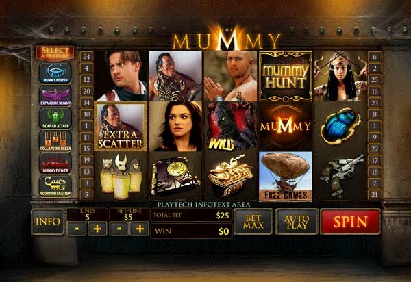 the mummy video slot